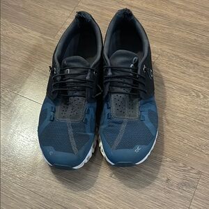 On Running Black and Blue Sneakers